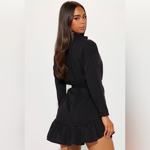 Shirt ruffle dress - Picture 2 of 2